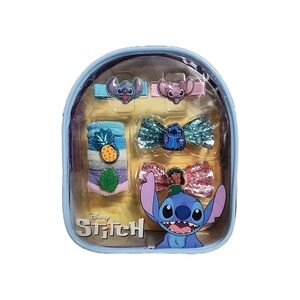 10‎ Pc Stitch Hair Accessories for Kids With Small Backpack
